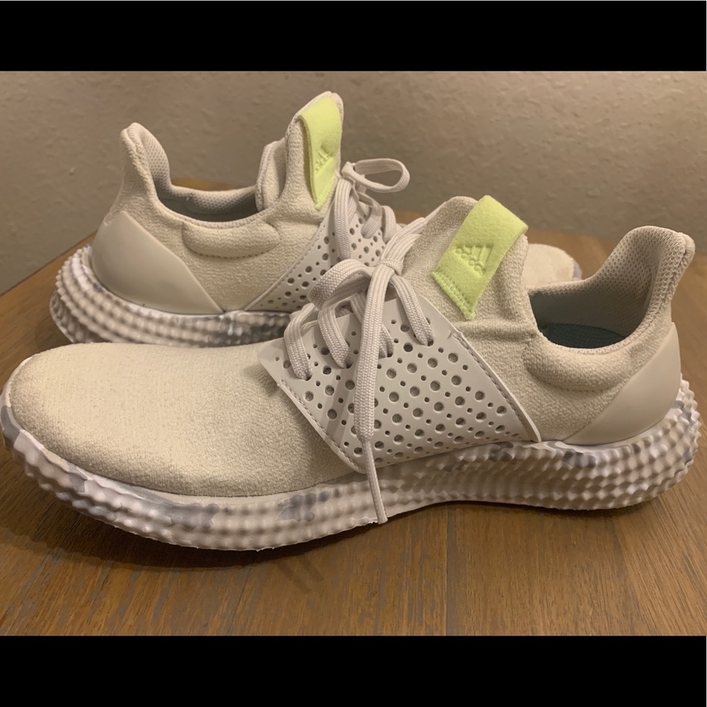 Adidas women’s athletic shoes 7.5 raw white